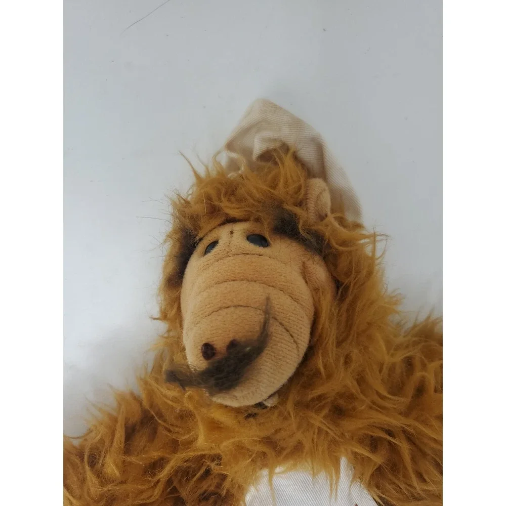 Vintage Alf Puppet 1988 Burger King Chef Cookin With Alf Plush Hand Puppet #423